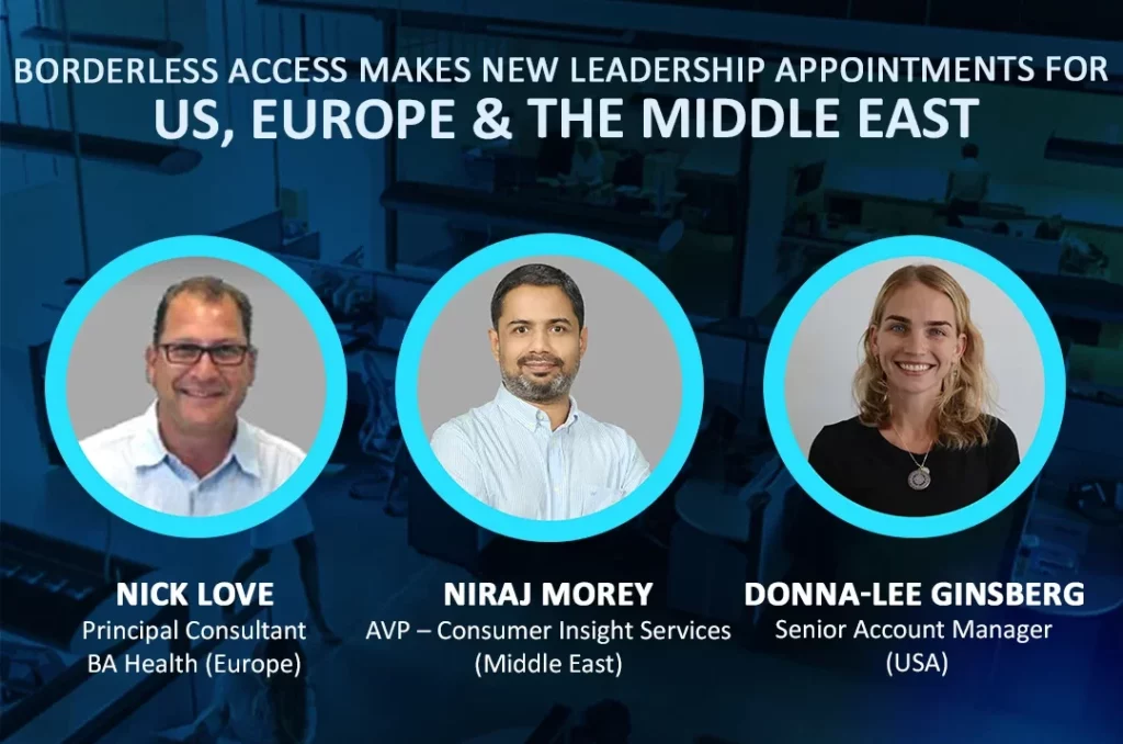 New Appointment Nick, Niraj and Donna lee Ginsberg