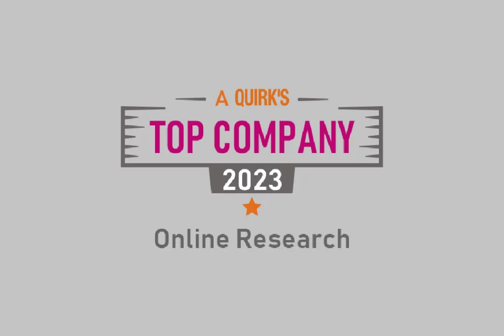 Quirks 2023 - Top Market Research Company